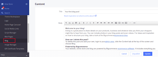 Blog Posts