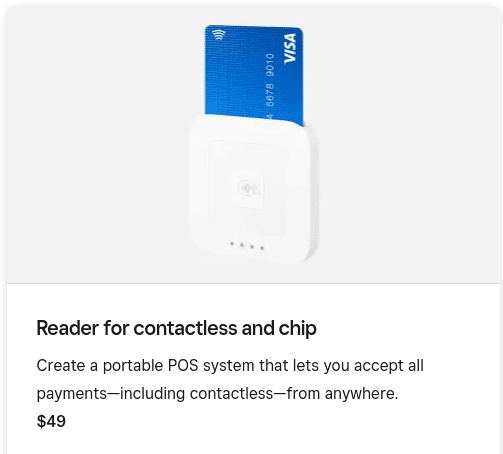 Square contactless reader