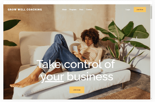 Squarespace website
